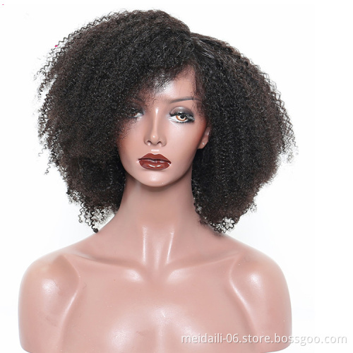 Christmas 2021 New Year Wigs Lace Front For Girls Sweet Bob Wigs Sexy Curly Human Hair Wigs
